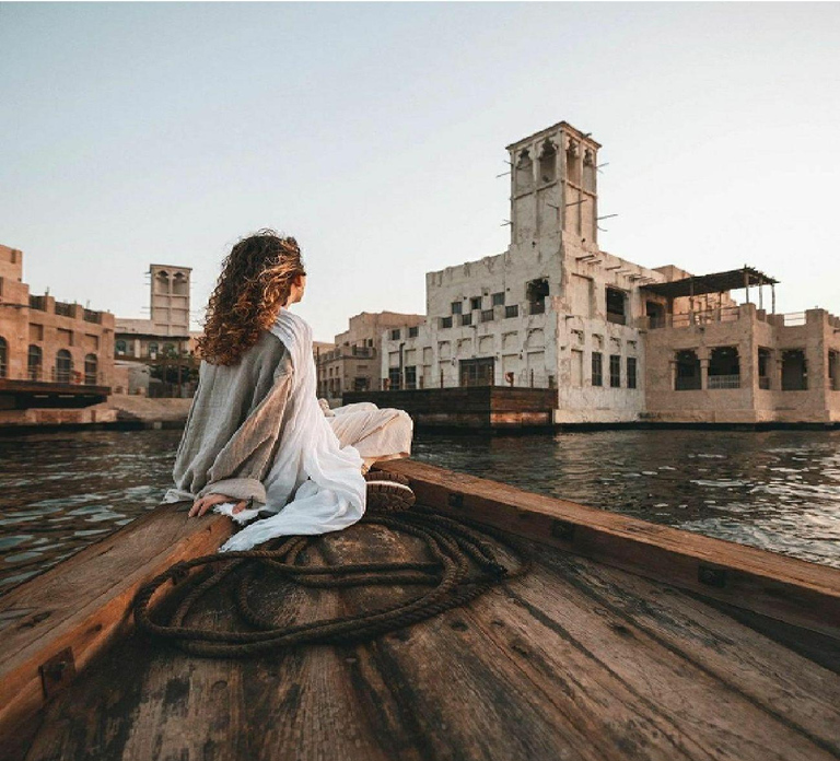 1 Hours Tridational Boat Ride At Creek Canal,+old Dubai walk