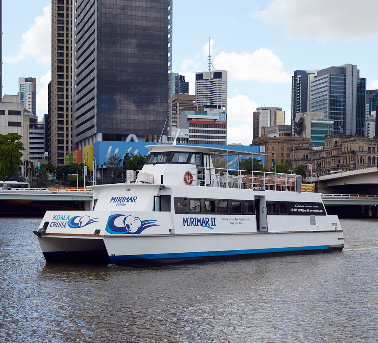 Brisbane River Cruise and Koala Sanctuary Visit