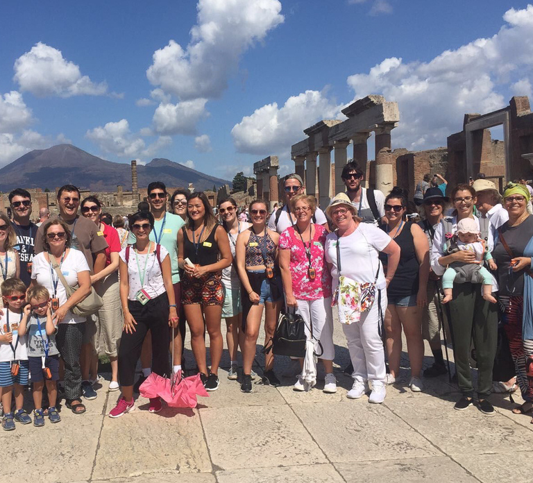 From Naples: Pompeii and Herculaneum Tour with Lunch