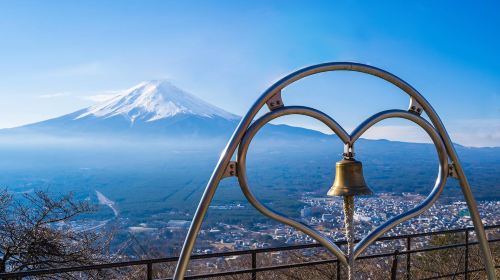1-day tour with free cable car · Tokyo Fuji mountain Kawaguchiko panoramic cable car · viral Lawson · Oshino hakkai