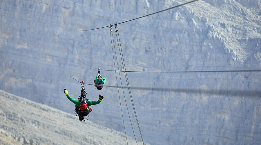 Jebel Jais Zipline from Dubai