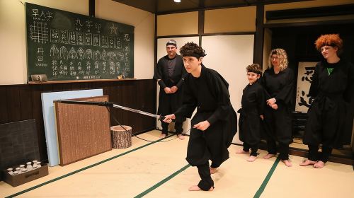 Ninja 1-hour Hands-on Lesson by Japanese master in Kyoto -Entry Day Tours