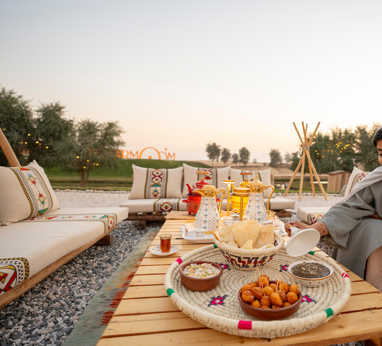 Dubai: Desert Afternoon High Tea at Al Marmoom Oasis