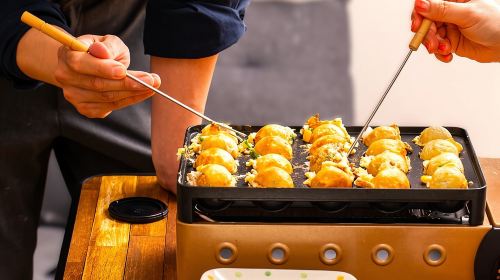 Takoyaki making experience ~Japan's popular street food~