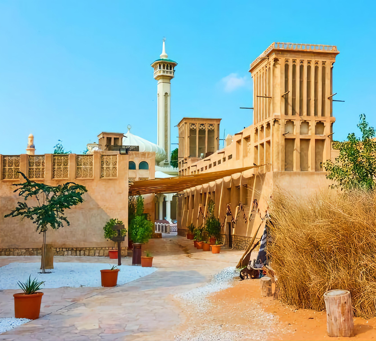 walking tour in old dubai, souks, abra boat, old town