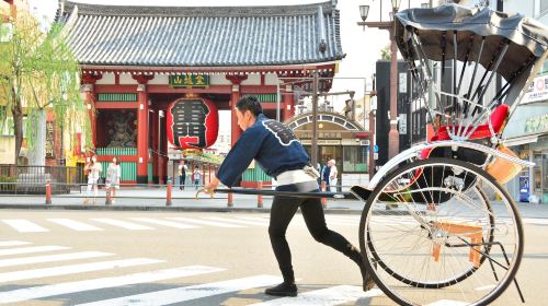 Tokyo Asakusa Rickshaw Private Chartered Tour by Ebisuya