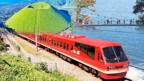 Japan Tokyo Izu 1-day tour – Mt. Omuro, zoo, scenic train experience