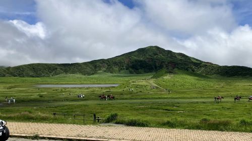 Aso volcano 1-day sightseeing bus ASO Caldera Line Transport Passes