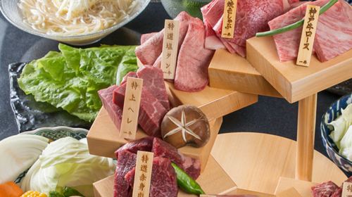 Ushi Toku Butcher Shop - Premium Yakiniku Set Meal Voucher (3 Options to Choose) at Sannomiya Branch