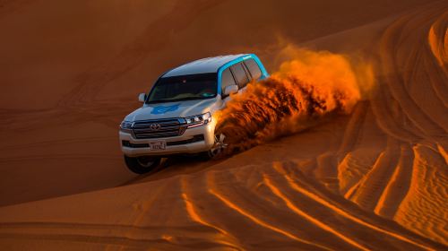 Premium Safari & Camel Ride & Al Khayma Camp 3-Buffets in Dubai Day Tours