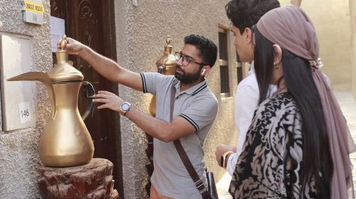 Walking Tour in Dubai. Souks, museums, Local Food Testing