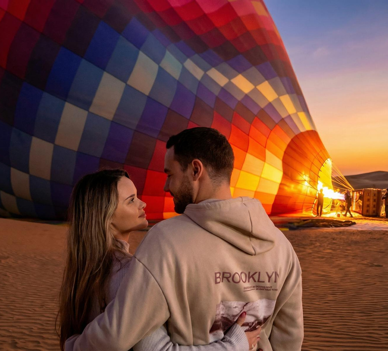 Noble Life Sunrise Hot Air Balloon Ride Over Dubai Desert