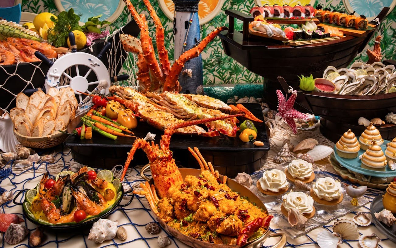 Giardino Ocean Feast Seafood Dinner Buffet at Versace-Inspired Restaurant