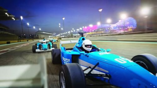 Fun racing experience with self-driving at Yas Marina Abu Dhabi