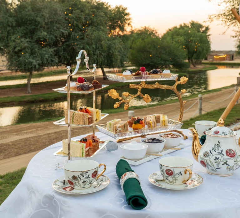 Dubai: Desert Afternoon High Tea at Al Marmoom Oasis