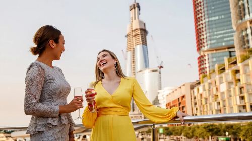 Sydney Harbor afternoon/sunset sightseeing cruise tour | Multiple packages available | Afternoon tipsy/pre-dinner drink (welcome cocktail) | Sunset dinner (three-course) Transport Passes