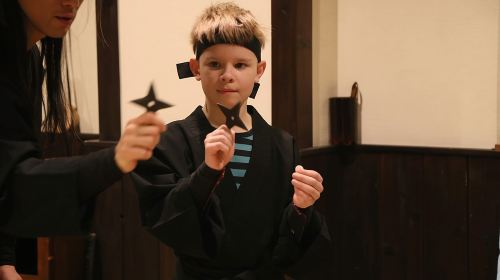 Ninja 1-hour Hands-on Lesson by Japanese master in Kyoto -Entry Day Tours