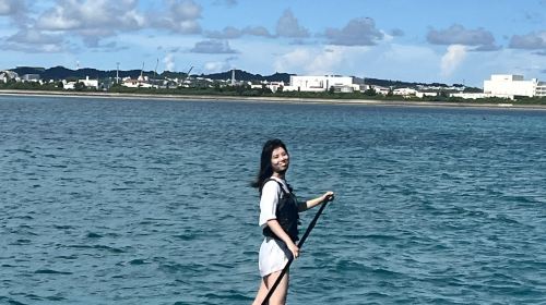 HB marine Okinawa parasailing, snorkeling & transparent SUP experience