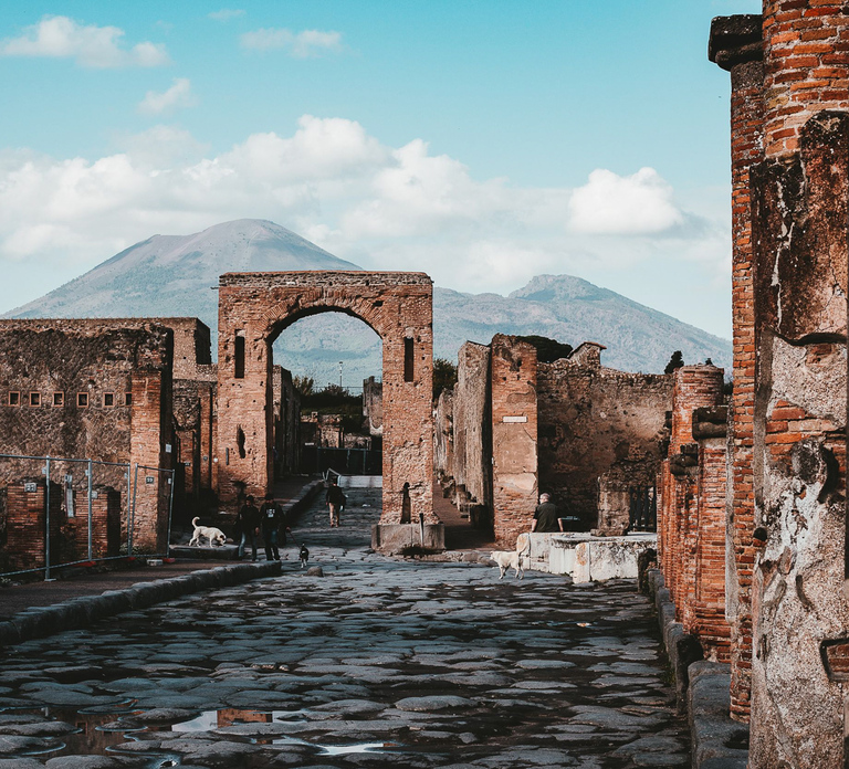 From Naples: Pompeii and Herculaneum Tour with Lunch