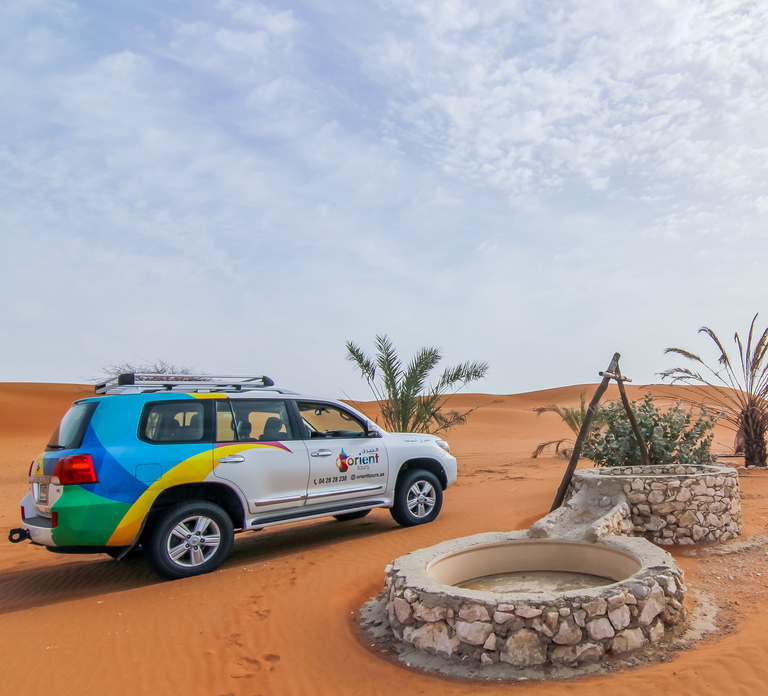 Mleiha Desert Safari with Sandboarding, Stargazing & Dinner