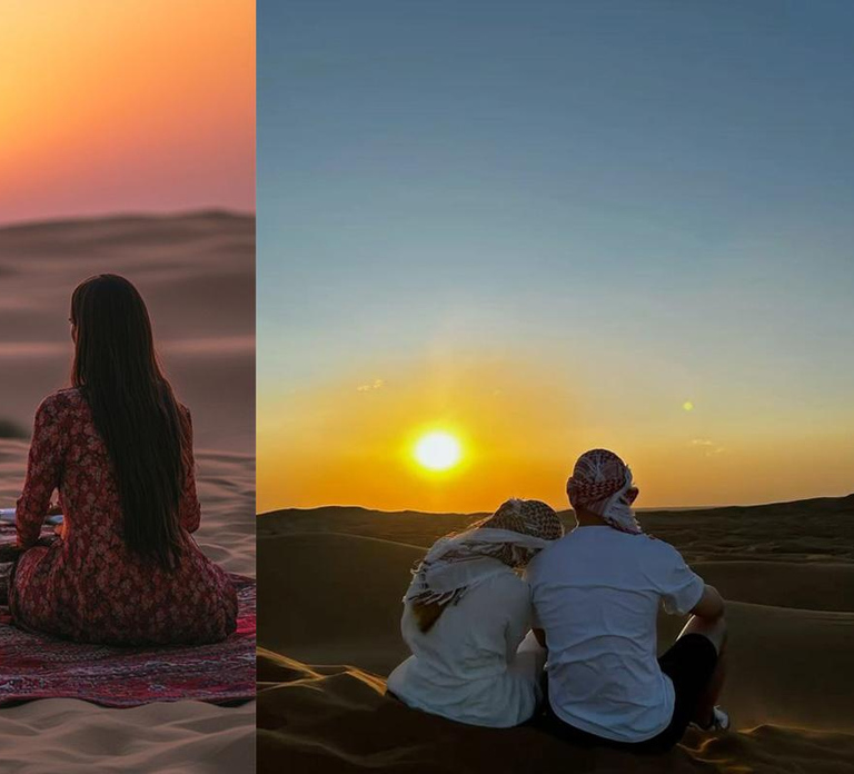 Abu Dhabi: Private Romantic Dune Dinner with Pickup