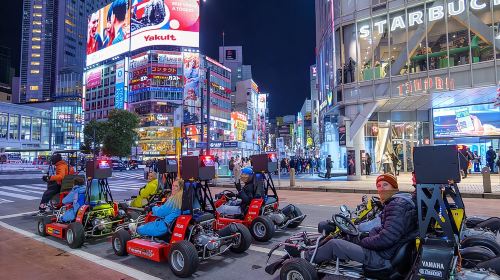 Shibuya Go Karting Tour with Funny Costume Day Tours