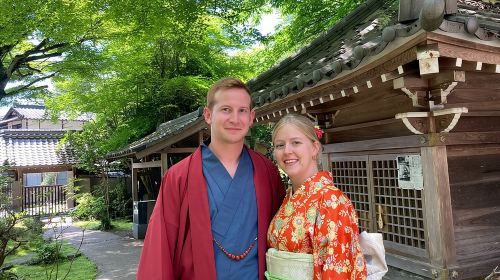 Kimono and Tea Ceremony in Miyajima