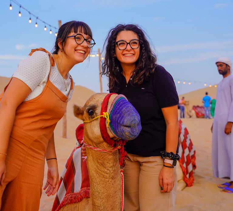 Dubai: Sunset Camel Trek, Al Khayma Camp, Stargazing & BBQ