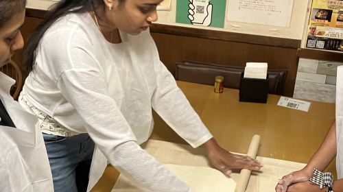 Handmade udon noodle workshop experience