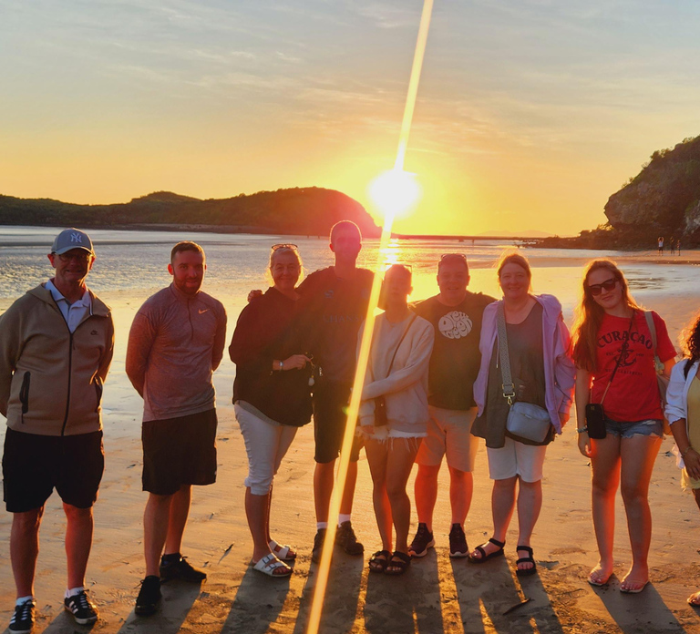 Sunrise with the Kangaroos & Wallabies - Airlie Beach