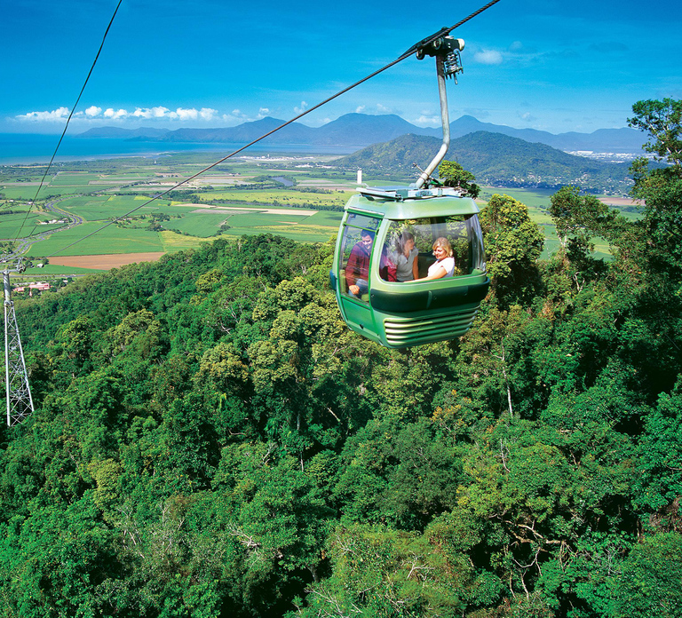 Cairns: Skyrail Cableway to Kuranda and Rail tickets