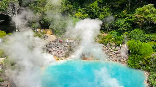 Kyushu Oita 1-day Tour | Tenmangu Shrine & Yufuin & Beppu Cable Car & Kamado Jigoku | Optional Chinese/English Day Tours