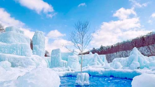Noboribetsu Lake Toya & Lake Shikotsu Ice Festival Limited 1-day tour Day Tours