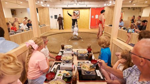 Sumo Paradise Tokyo Ryogoku: Full Experience with Sumo Performance, Chicken Hot Pot & Mochi Pounding (Ages 3–12)