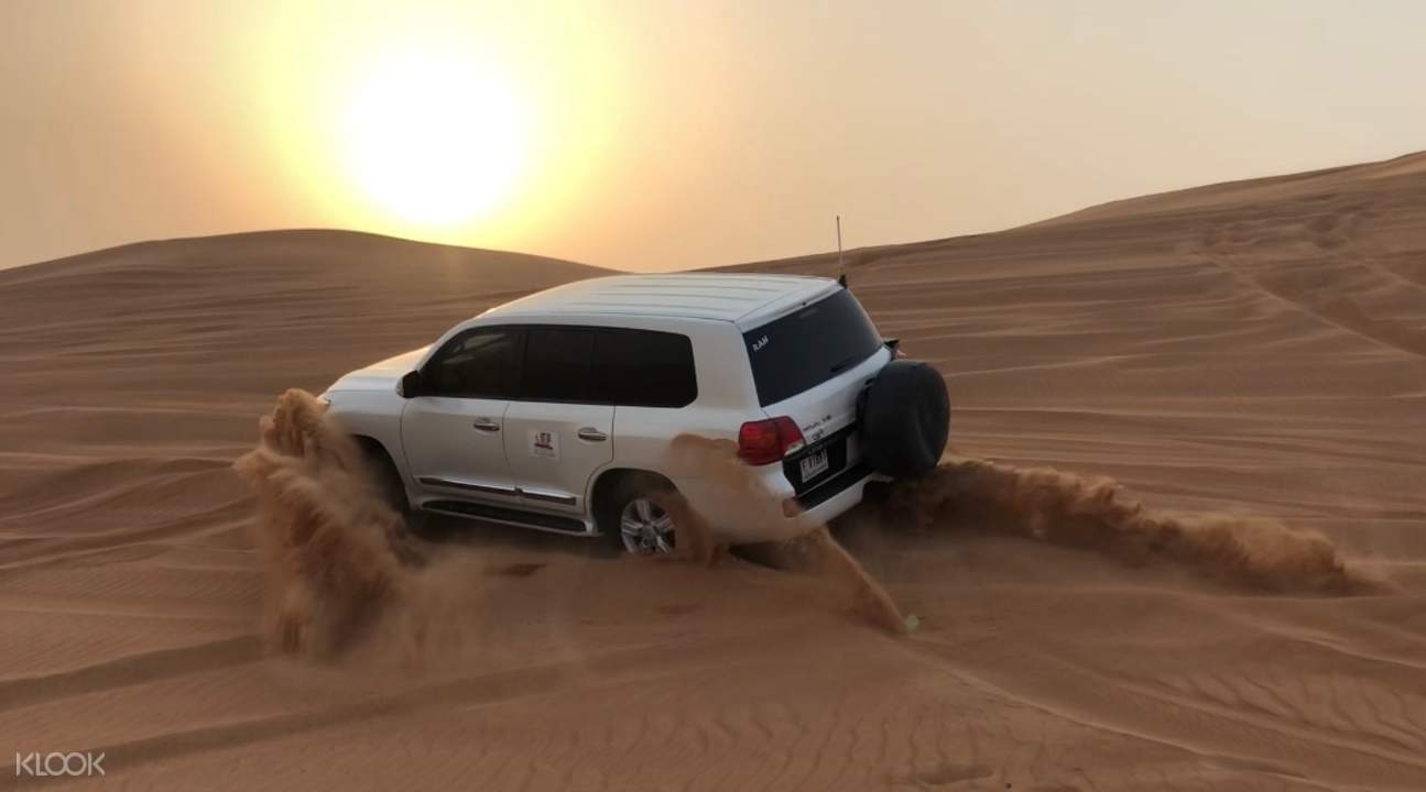 The desert, at dusk