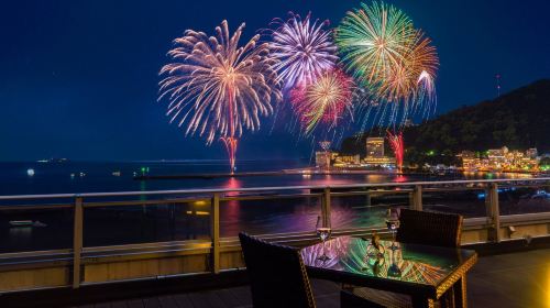 1-day tour to Atami Sea Fireworks and Hakone Shrine: seaside getaway from Tokyo