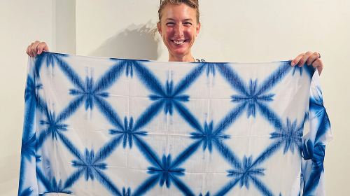 Hanakoushi cotton Scarf Class Day Tours