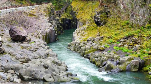 1-day tour to Kyushu Miyazaki Takachiho Gorge with cruise, Kumamoto Aso volcano and Kusasenri