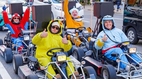 Shibuya Go Karting Tour with Funny Costume Day Tours