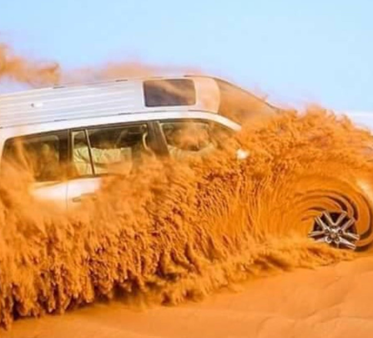 Evening Desert Dune Bashing by 4*4 Vehicle on Sharing Basis