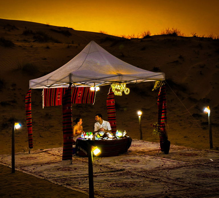 Dubai Private Luxury Desert Dinner & Stargazing Experience
