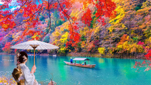 Kyoto Arashiyama 1-day Tour – Sagano Scenic Railway, Bamboo Forest Path