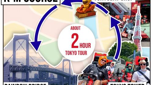 Street Kart | Tokyo Bay Go-Kart Experience | Scenic Route Passing Tokyo Tower and Rainbow Bridge in Odaiba
