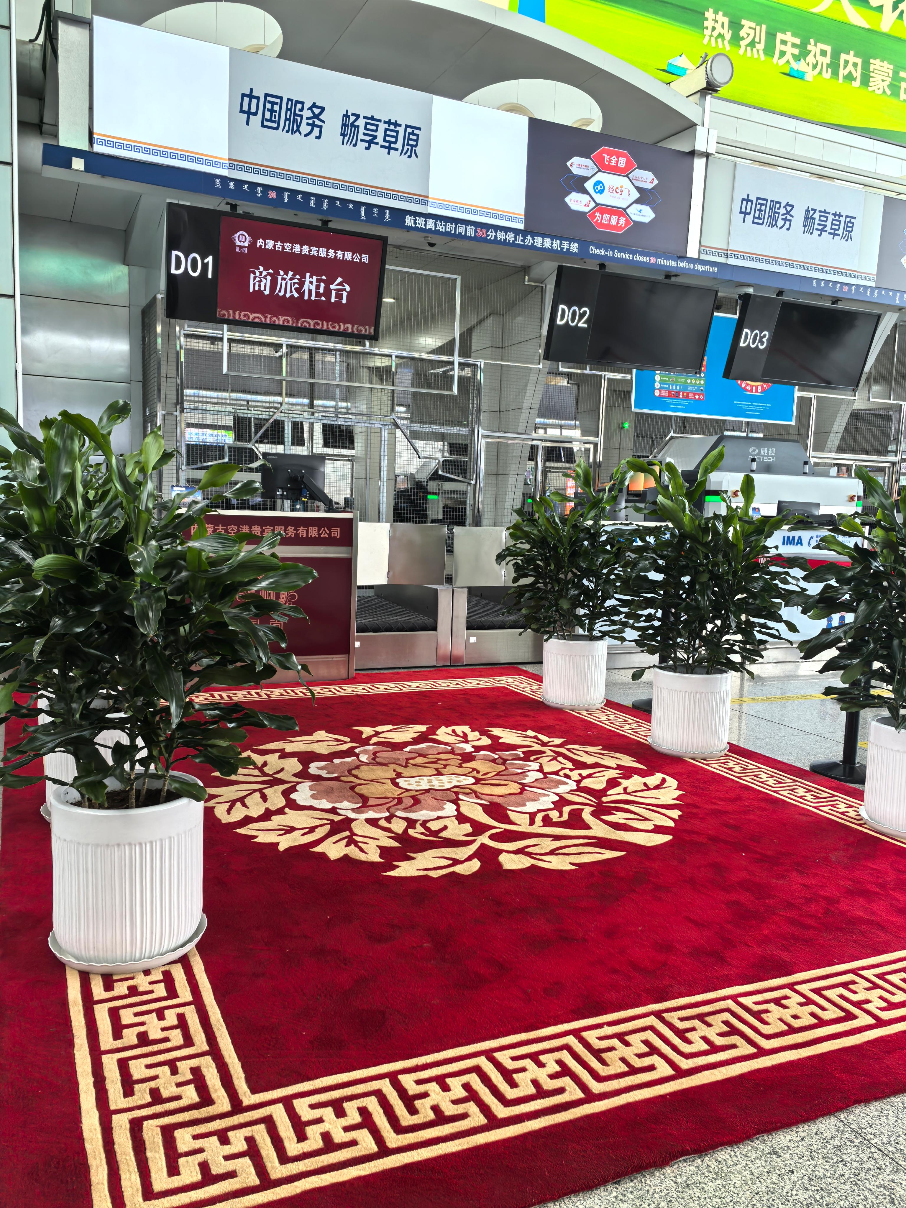 Mengjing Yixing Reception Counter Baita International Airport