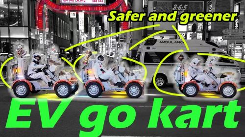 TinyMooncar EV kart: Tokyo EV kart adventure - TinyMoonCar astronaut experience (TinyMoonCar starting price - 60 min)