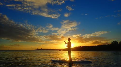 Okinawa Ishigaki Sunset SUP or Canoe Tour