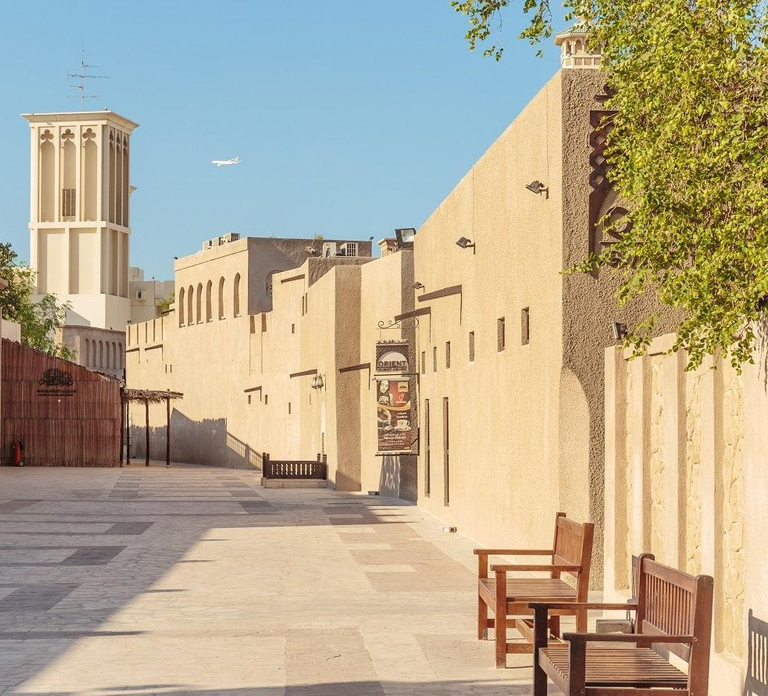 walking tour in old dubai, souks, abra boat, old town