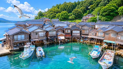 Explore the hidden gems of the sea of Kyoto! 1-day tour to Amanohashidate & Ine boat houses