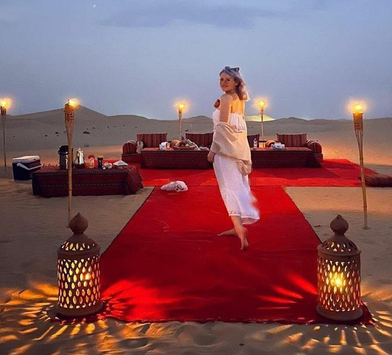 Private Family Dune Dinner in Abu Dhabi with BBQ