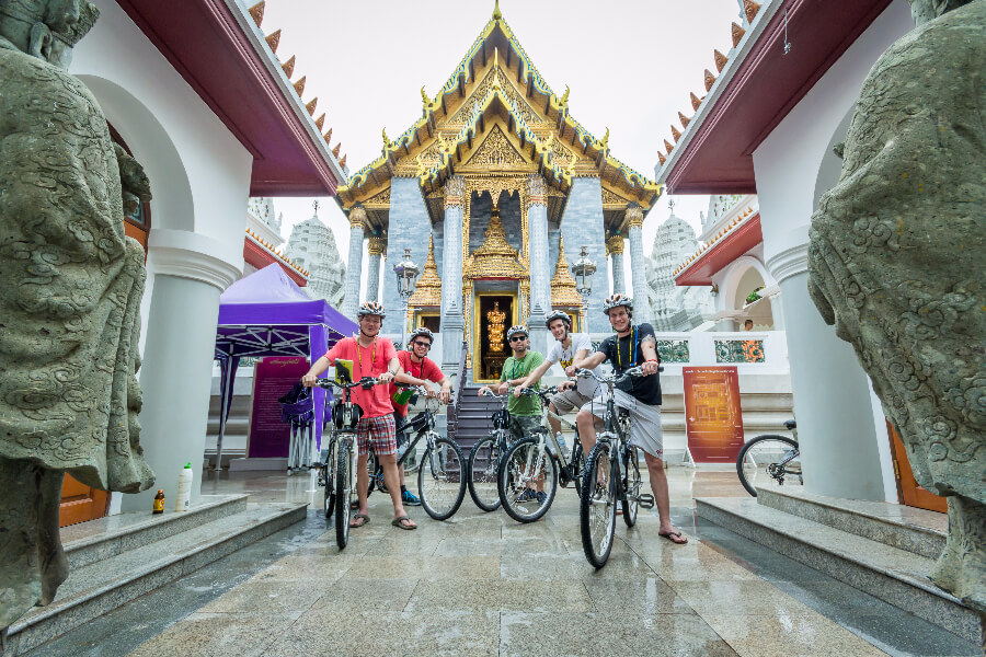 Go Red Bangkok Bicycle Tour (Gocity Example)